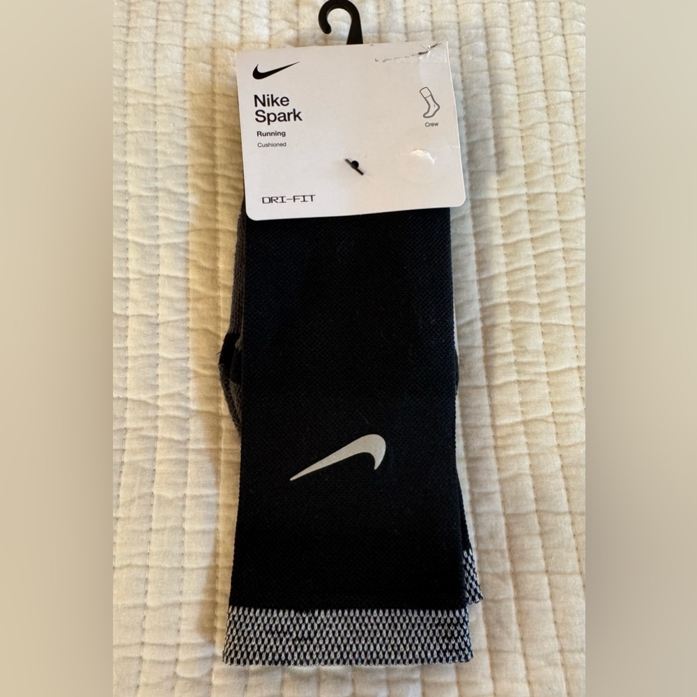 Nike Spark Running Cushioned Dri-Fit Crew Socks - Maximum Cushioning Cooling